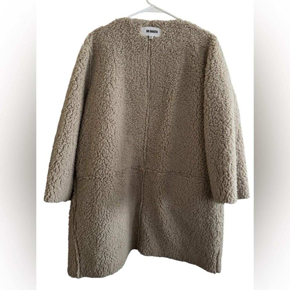 BB Dakota Women’s Reversible Faux Shearling Jacket New in Size Small. - Picture 7 of 7